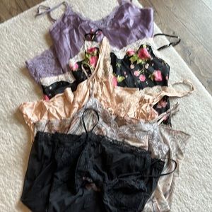 BUNDLE OF 5!! Victoria’s Secret baby dolls / slip